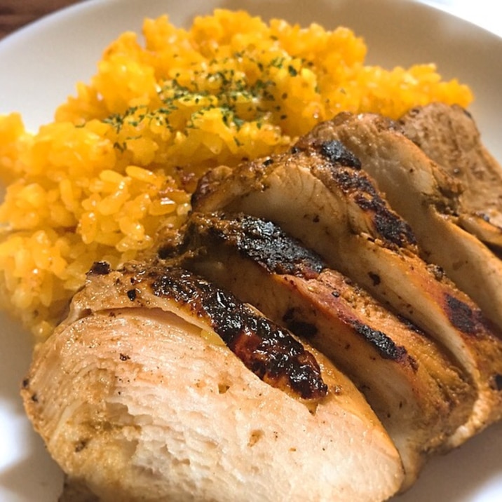 漬けて焼くだけ!マスタード入りタンドリーチキン